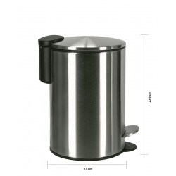 Σετ Καλάθι 3lt με απαλό κλείσιμο & Πιγκάλ Gloria Silver