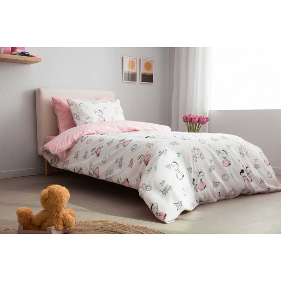 Vesta Home CINDY  Σετ Σεντόνια Μονά Βαμβακερά  170x260cm