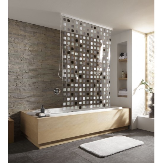 Κουρτίνα Μπάνιου Ρολό Ντους Grey