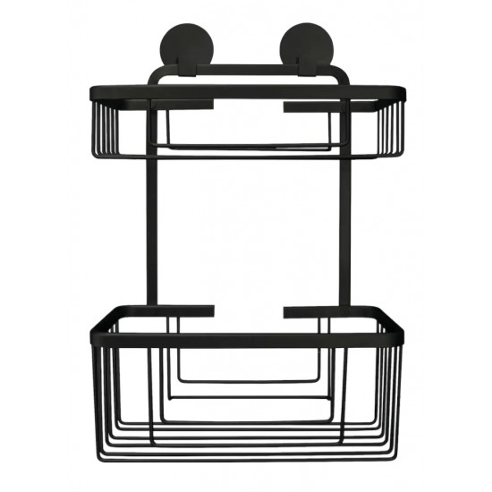 Επιτοίχια Ραφιέρα Rocco Από Αλουμίνιο με 2 Ράφια