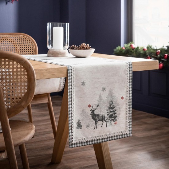  Χριστουγεννιάτικο Τραπεζομάντηλο Ράνερ 