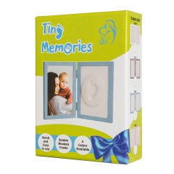 Κορνίζα για αποτύπωμα πηλού και φωτογραφία – Blue 