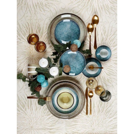 Cryspo Trio La Palma Σερβίτσιο Πιάτων από Πορσελάνη Πολύχρωμο 20τμχ