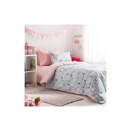 Vesta Home UNICORN  Σετ Σεντόνια Μονά Βαμβακερά  170x260cm