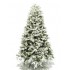Χριστουγεννιάτικο Δέντρο Όλυμπος Πράσινο Χιονισμένο 180εκ με Μεταλλική Βάση