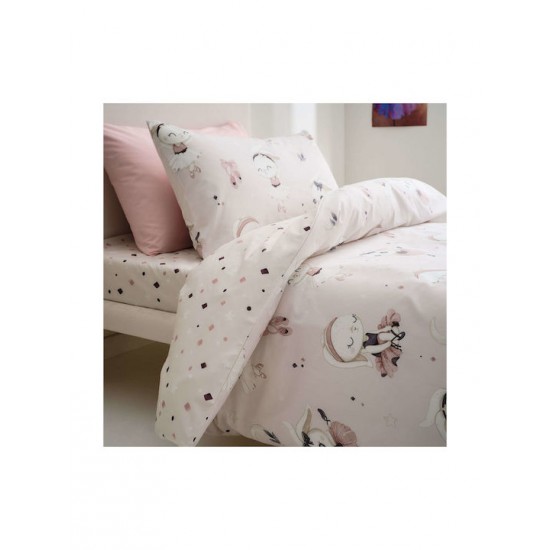 Vesta Home Ballerina  Σετ Σεντόνια Μονά Βαμβακερά  170x260cm